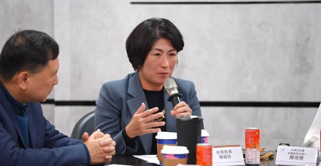 饒慶鈴分享縣政治理經驗。（圖／翻攝自TPP文宣創意部YT）