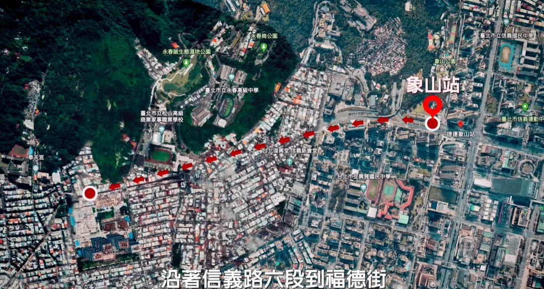 奉天宮站地理位置。（圖／翻攝臺北市捷運局）