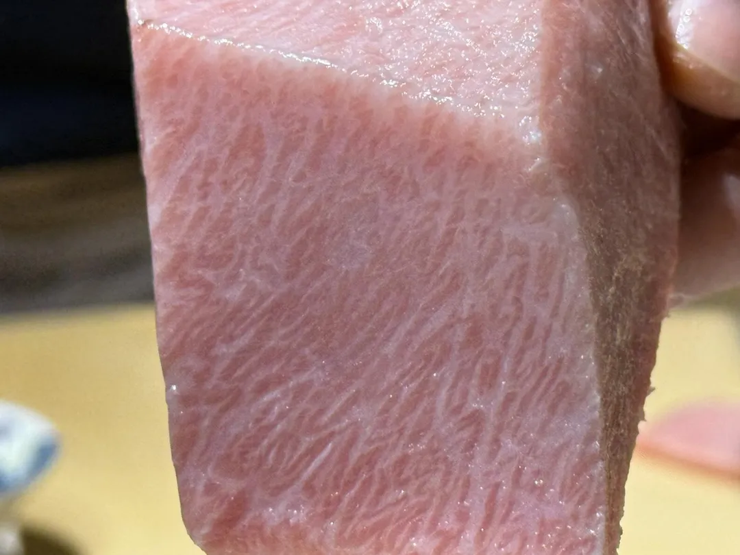金三角大腹肉雪花細緻。（圖／黃宏輝提供）