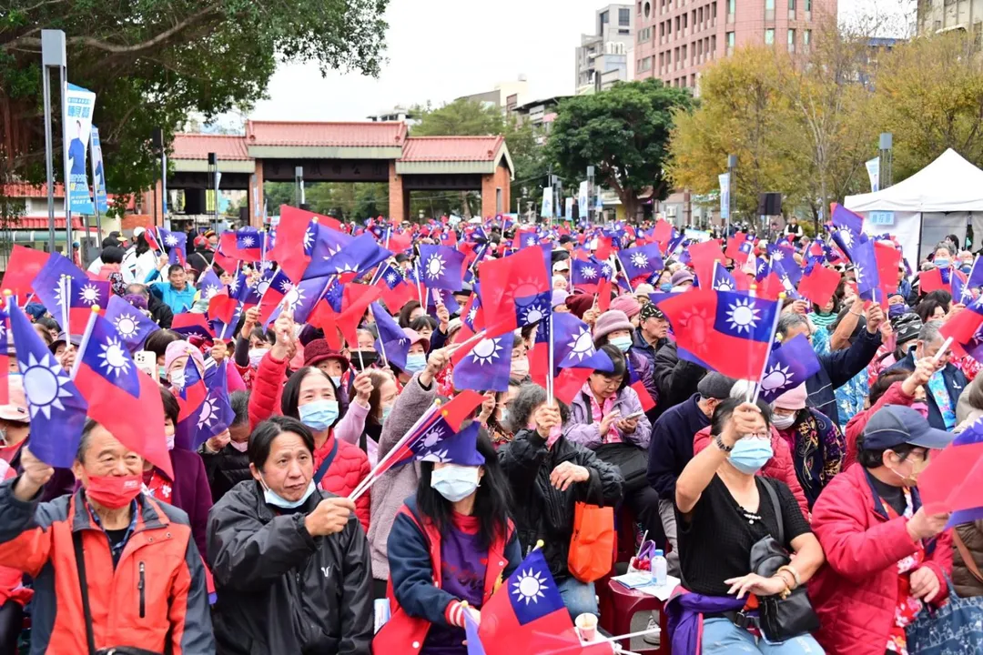 現場超過3千餘人力挺國民黨新竹縣長參選人陳見賢（圖／陳見賢競選辦公室提供）