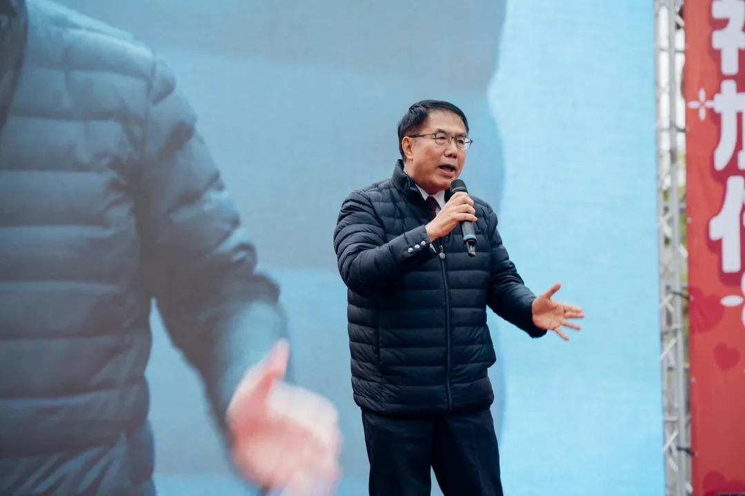 台南市長黃偉哲為林俊憲站台。（圖／林憲辦公室提供）