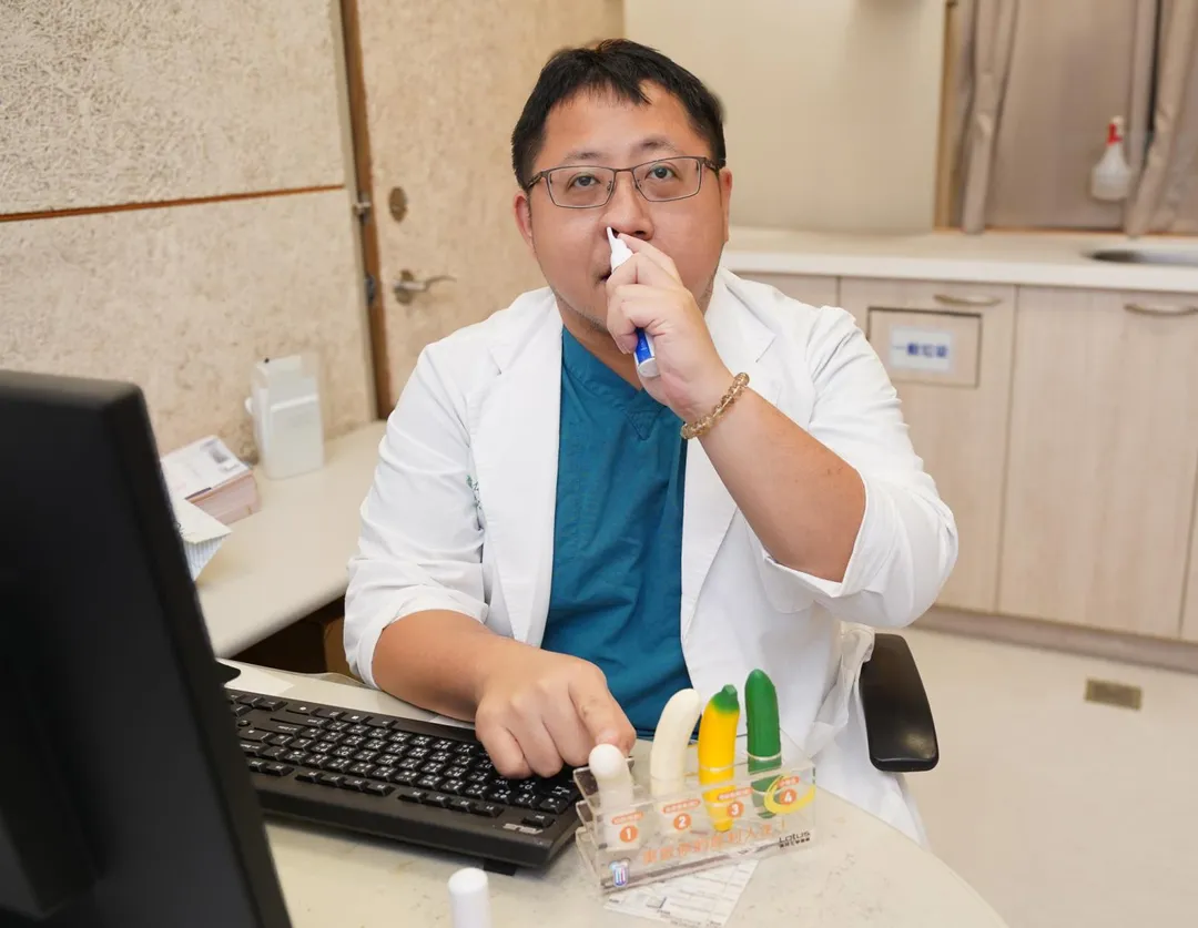 李聖偉醫師表示,出現賀爾蒙下降的情況經評估,可透過健保針劑、鼻噴劑以及皮膚塗抹凝膠等多種方式治療。(圖/中國醫藥大學新竹附設醫院)