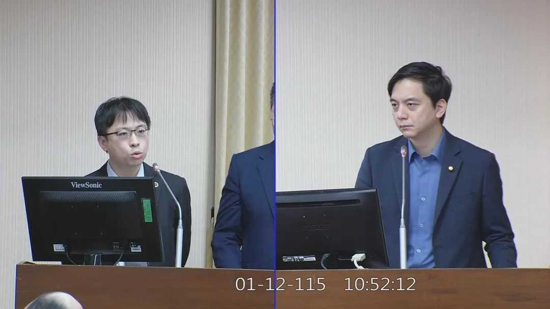 司法院刑事廳法官吳元曜、立委牛煦庭。（圖／國會頻道）