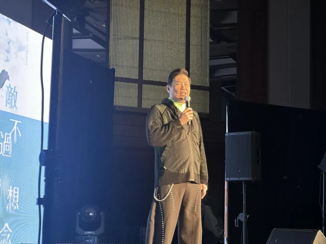 游鴻明找來交情超過30年的好友曾國城擔綱記者會主持人。（圖／記者 伍映澄 攝）