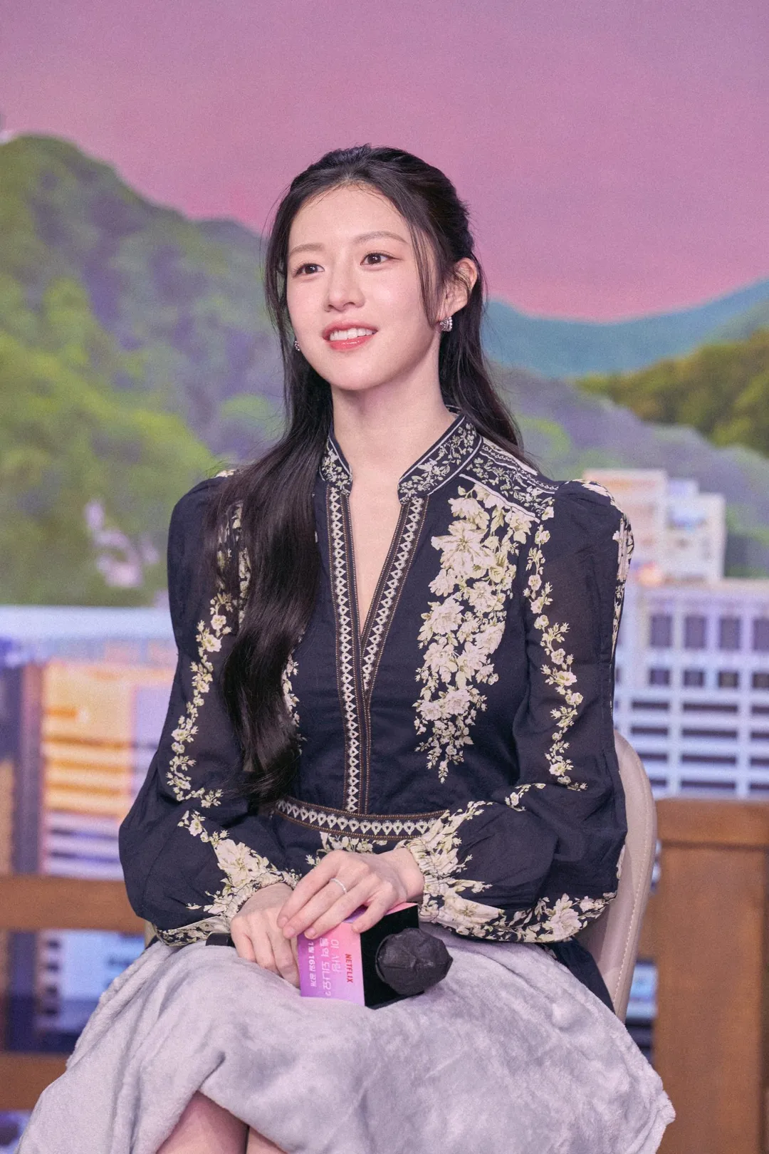 高允貞難忘和劇組一起親眼看極光。（圖／Netflix 提供）