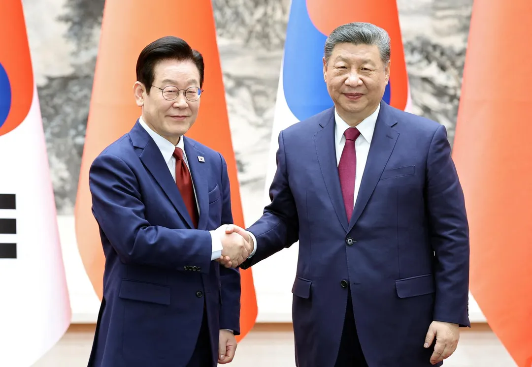 李在明本月訪陸會晤習近平。（圖／路透社）
