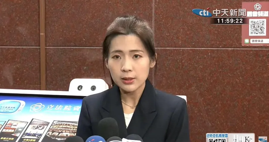 國民黨立委徐巧芯。(圖/中天新聞)
