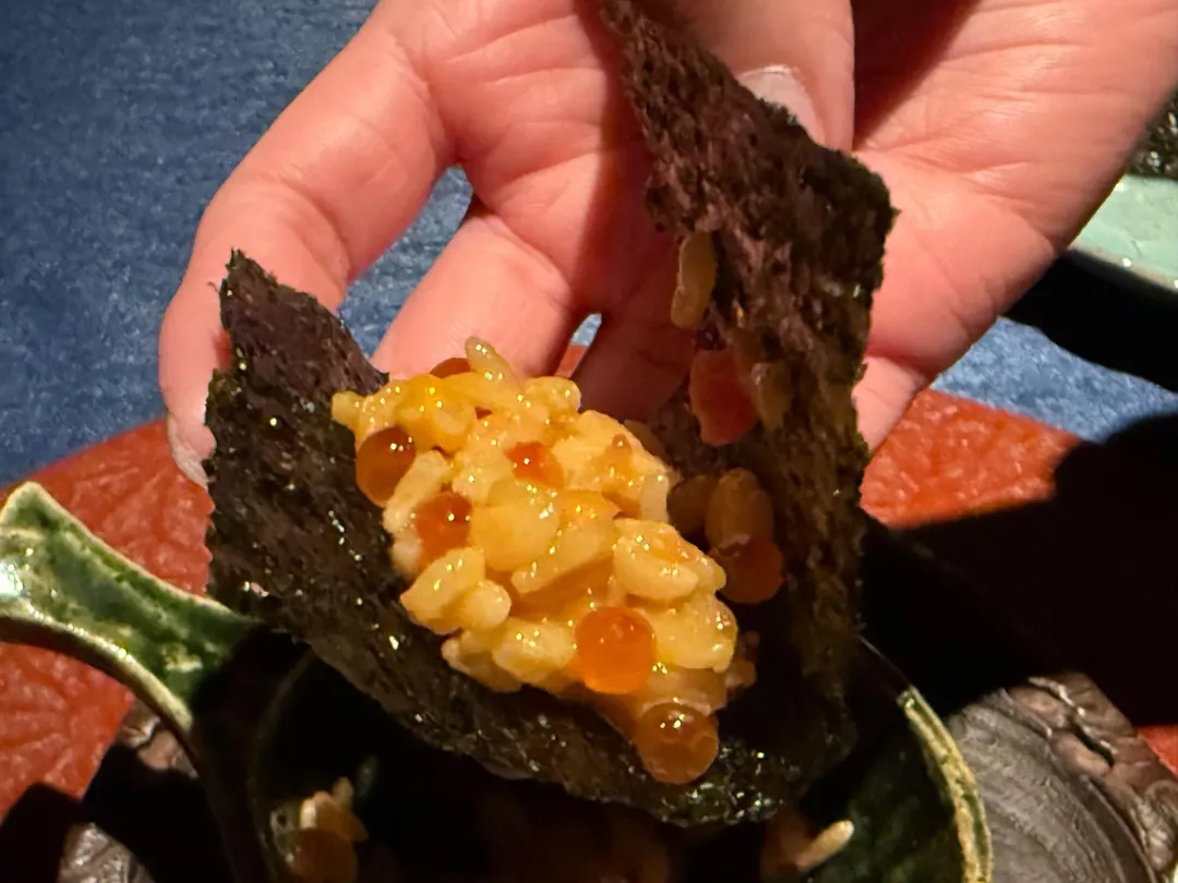 第二吃海苔捲。(圖/黃宏輝提供)