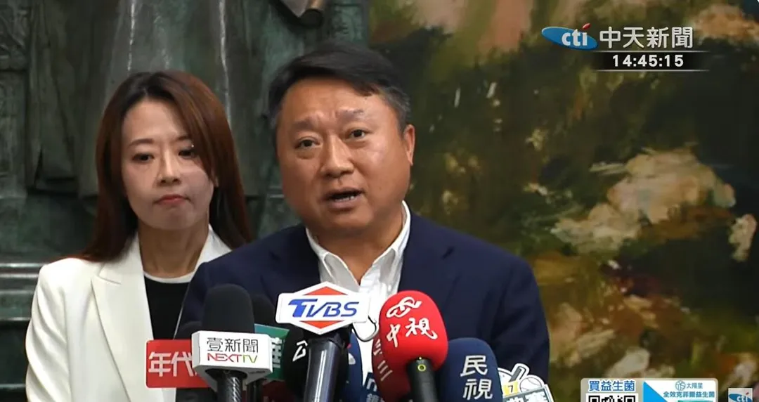 國民黨組發會主委李哲華。（圖／中天新聞）