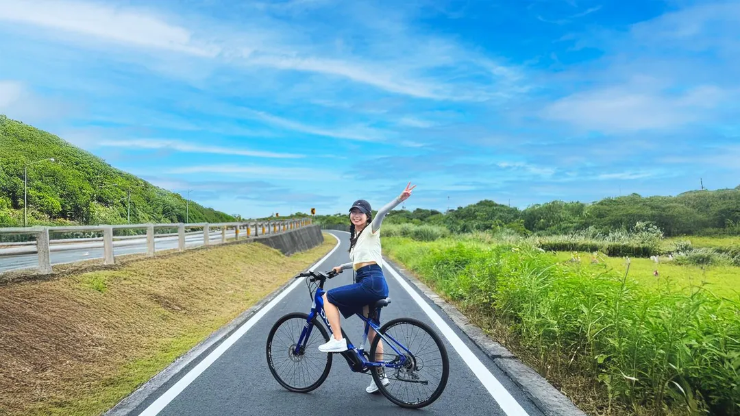 東北角舊草嶺自行車環狀線騎行旅遊。(圖/福容大飯店福隆店提供)