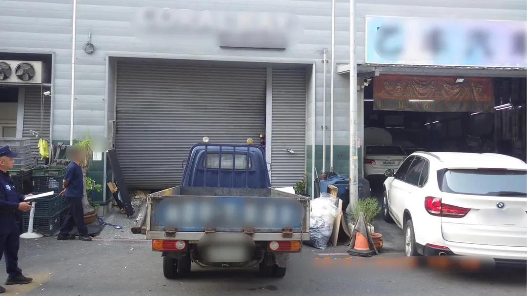 車禍現場。（圖／警方提供）