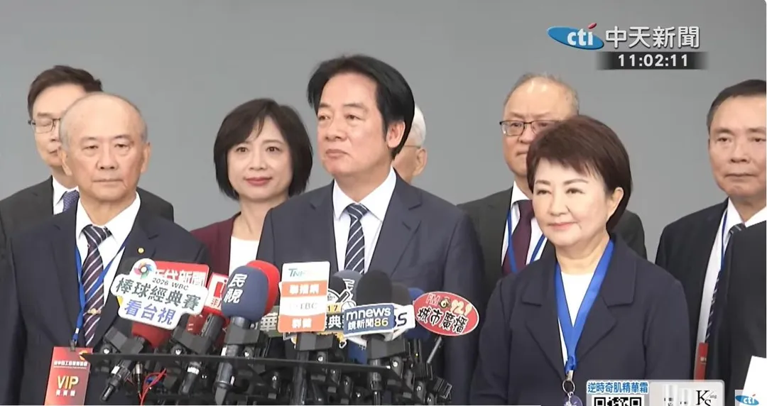賴清德出席2026臺中百工百業博覽會開幕典禮。（圖／中天新聞）