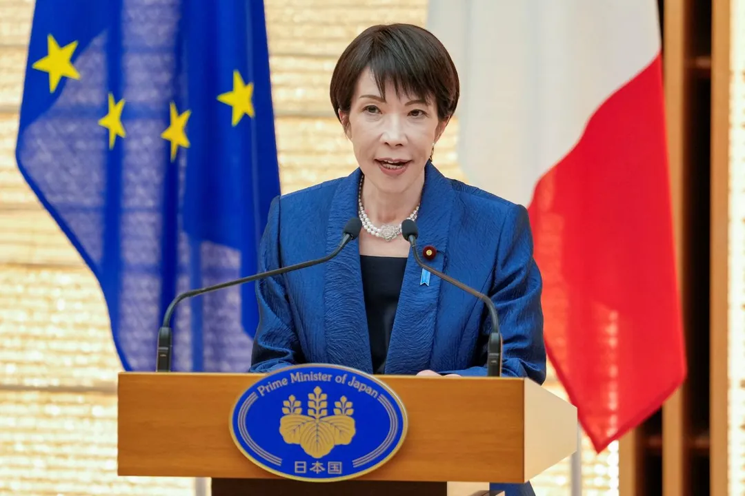 日本首相高市早苗。（圖／路透社）