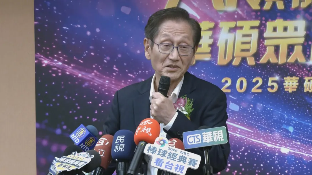 華碩董事長施崇棠。（圖／中天新聞）