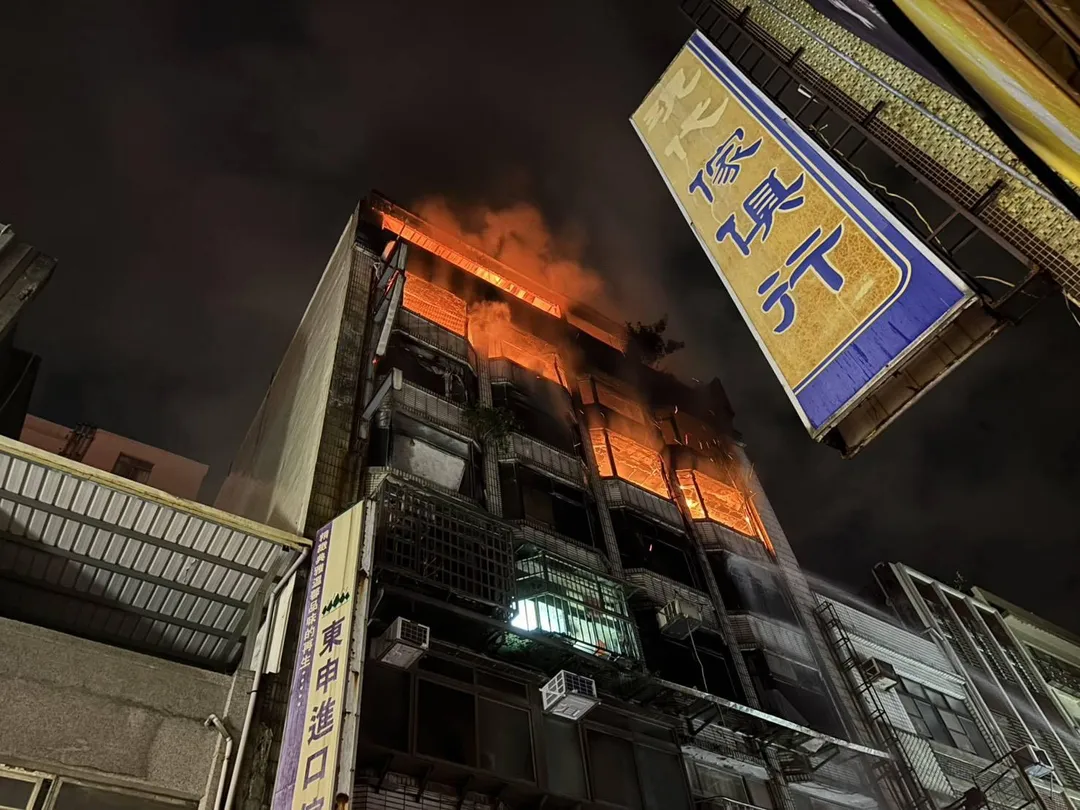 火災現場。（圖／警方提供）