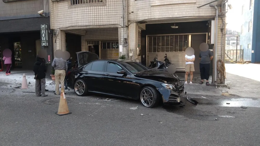 車禍現場。（圖／中天新聞）