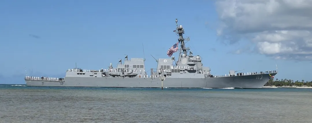 美軍勃克級驅逐艦芬恩號。(圖/美國海軍)