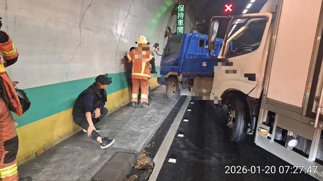 車禍現場。（圖／警方提供）