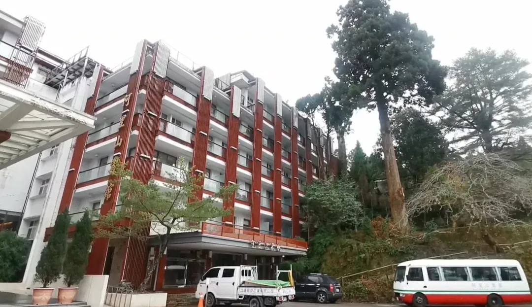 阿里山賓館。（圖／中天新聞，下同）