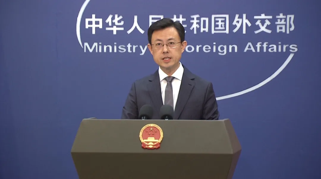 大陸外交部發言人郭嘉昆。（圖／CCTV+）