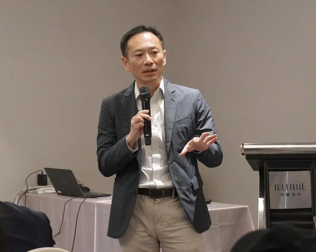 昕力資訊董事長姚勝富。（圖／昕力資訊臉書粉專）