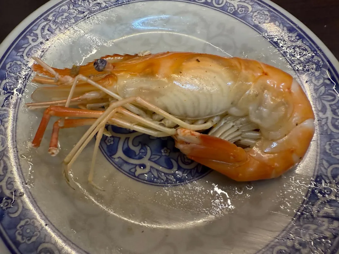 蝦湯比蝦肉較吸引人。(圖/黃宏輝提供)