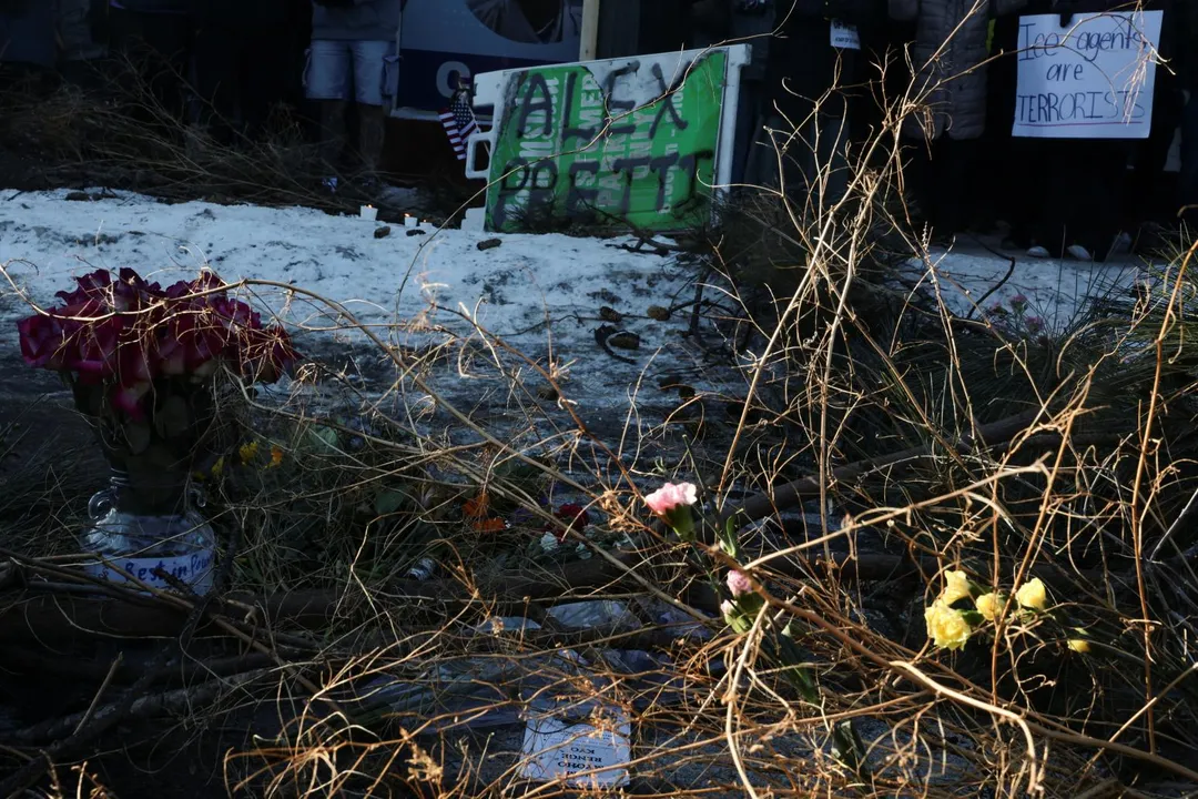 明尼蘇達州再爆有美國公民遭ICE執法人員槍殺。（圖／路透）