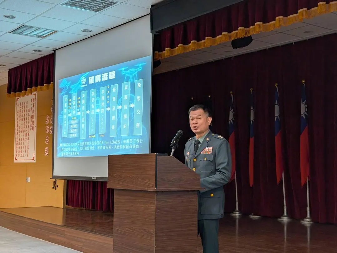 戰略規劃司長黃文啓。（圖／中天新聞）