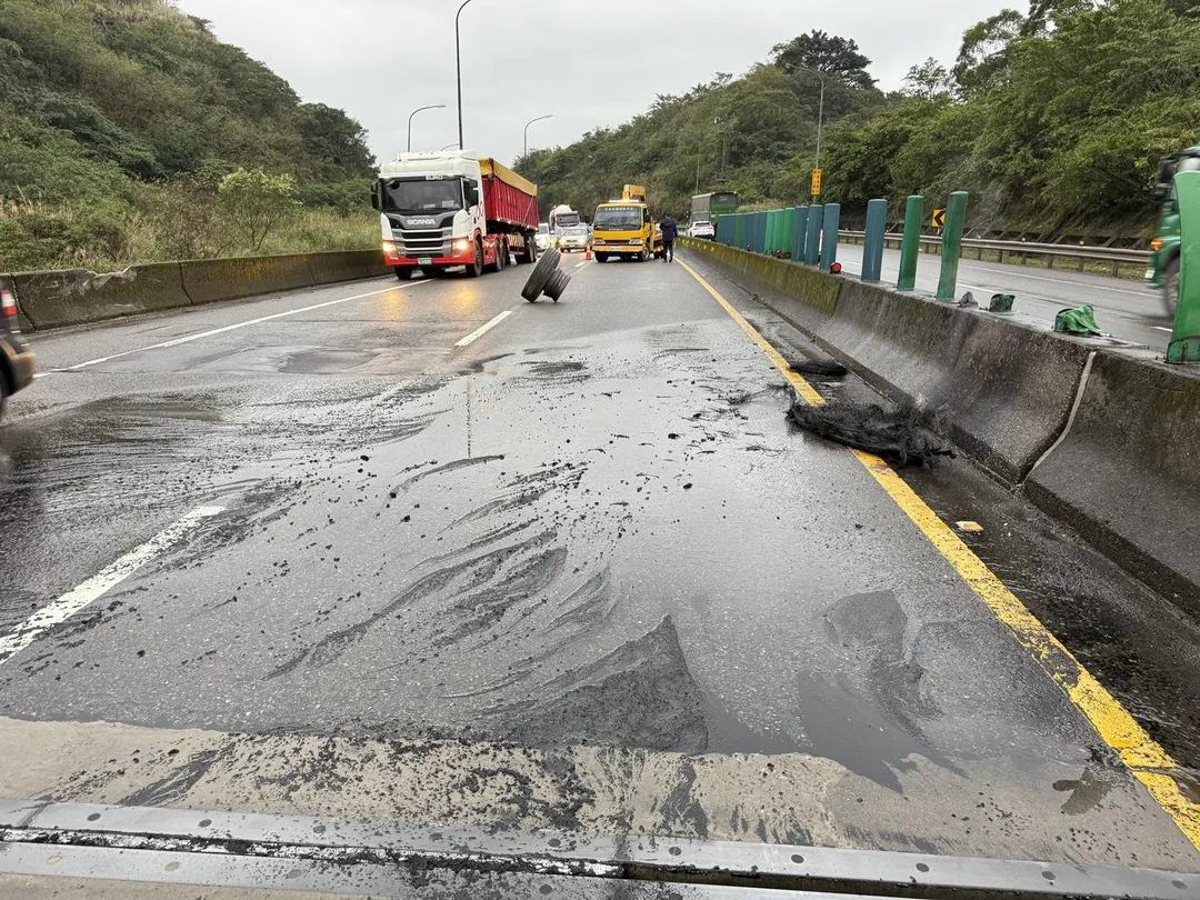 車禍現場。(圖/警方提供)