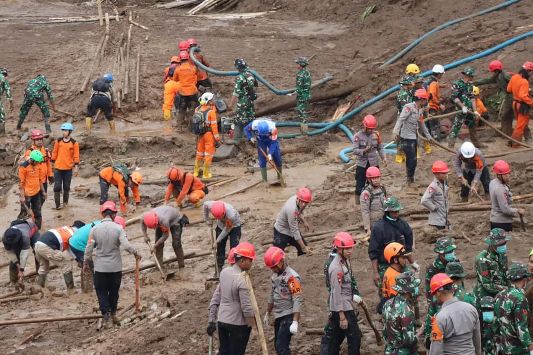官方表示，目前仍有42人下落不明。（圖／美聯社）