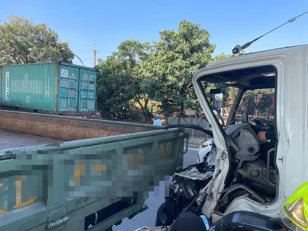車禍現場。（圖／警方提供）