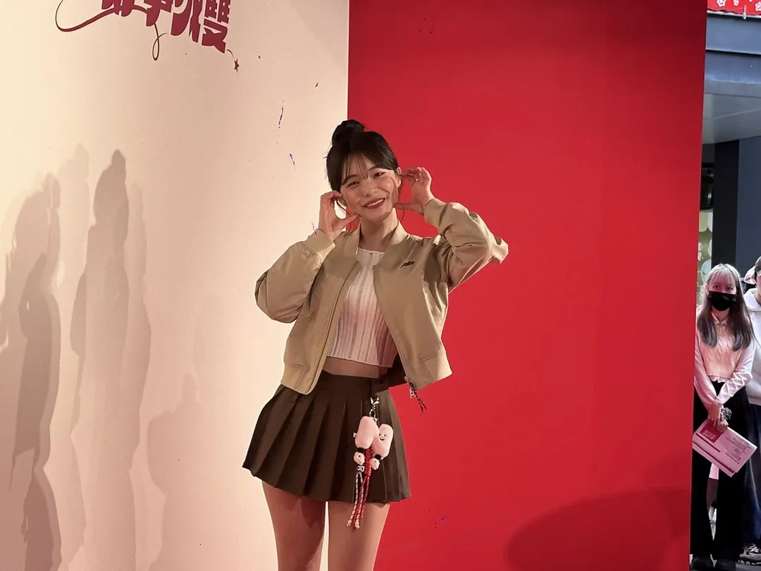 李多慧透露，上個禮拜有收到林妍霏的私訊道歉。（圖／記者 伍映澄 &nbsp;攝）