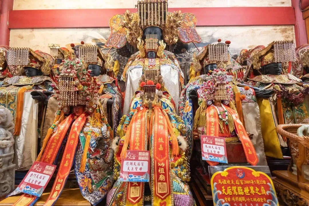 澎湖天后宮主祀的天上聖母。（圖／翻攝澎湖天后宮臉書）