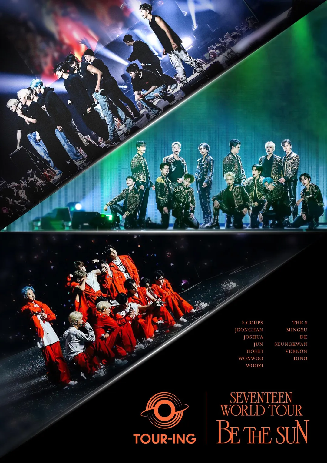 Hami Video同步網羅SEVENTEEN世界巡演電影《TOUR-ING: SEVENTEEN〈BE THE SUN〉》。（圖／Hami Video 提供）