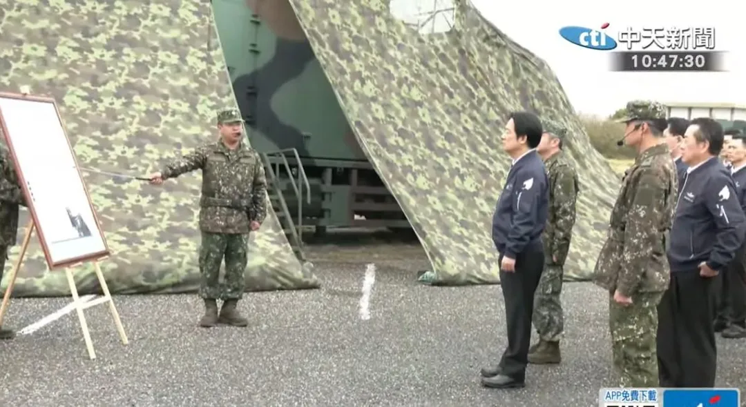 賴清德總統視導部隊。（資料照／中天新聞）