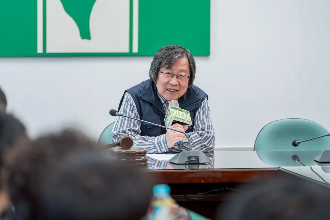 新境界文教基金會副董事長邱義仁。(圖/民進黨提供)