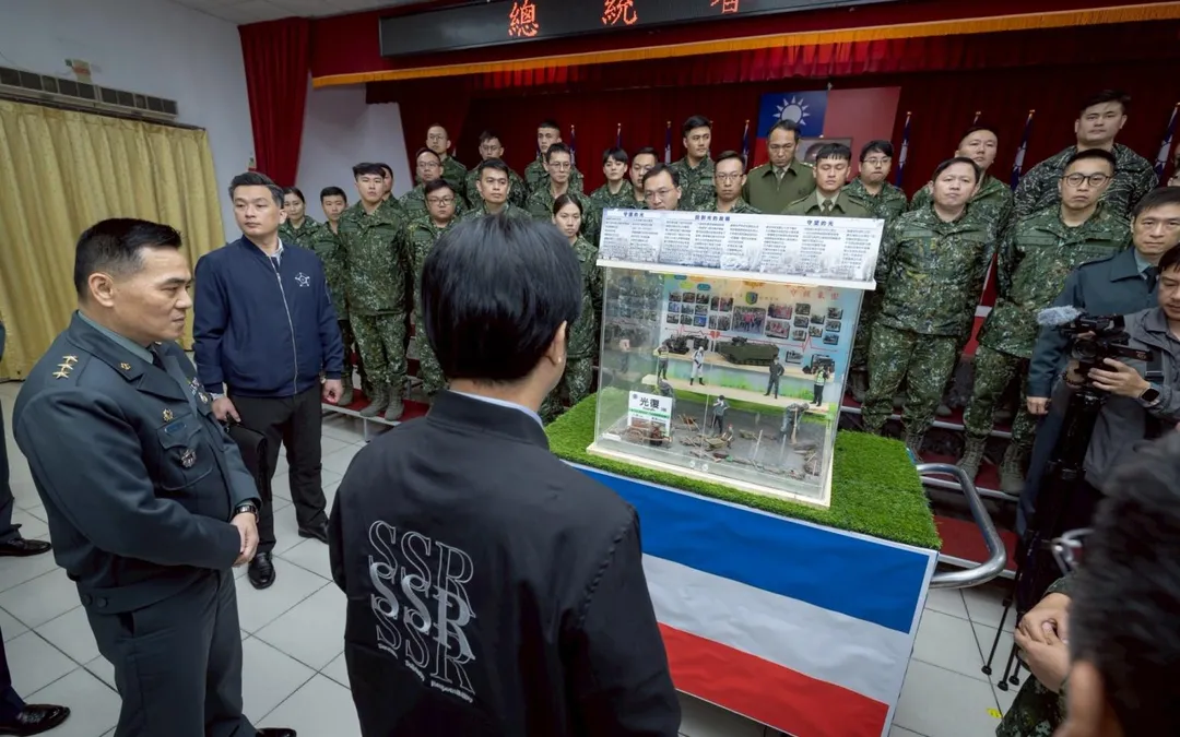 賴清德總統視導花蓮軍區。（取自賴清德臉書）