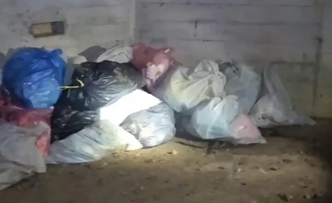嫌犯在軍營非法棄置廢棄物。（圖／翻攝畫面）