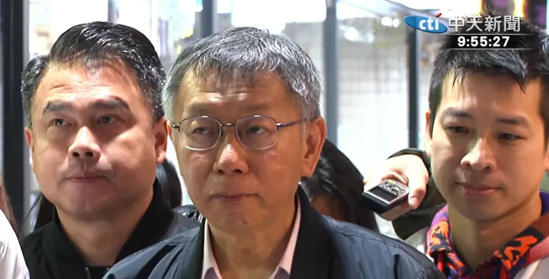 柯文哲。（圖／中天新聞）