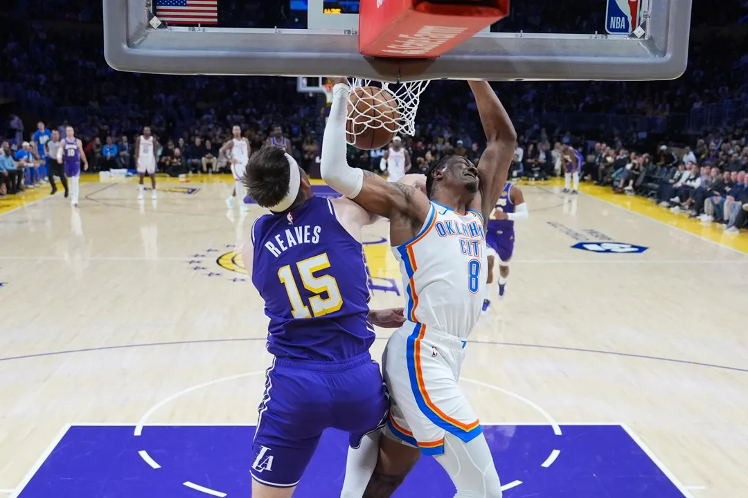 威廉斯(Jalen Williams)全場攻下最高23分。(圖/美聯社)