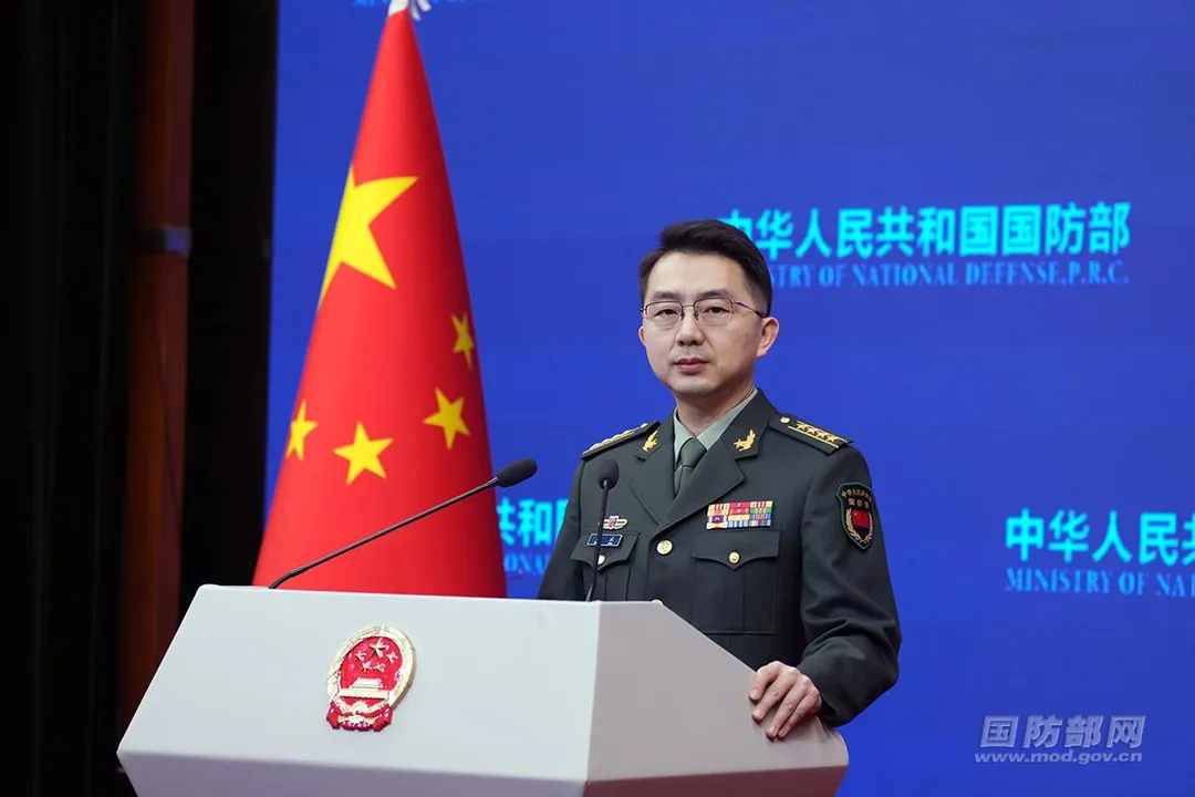 陸國防部發言人蔣斌。（圖／翻攝大陸國防部官網）