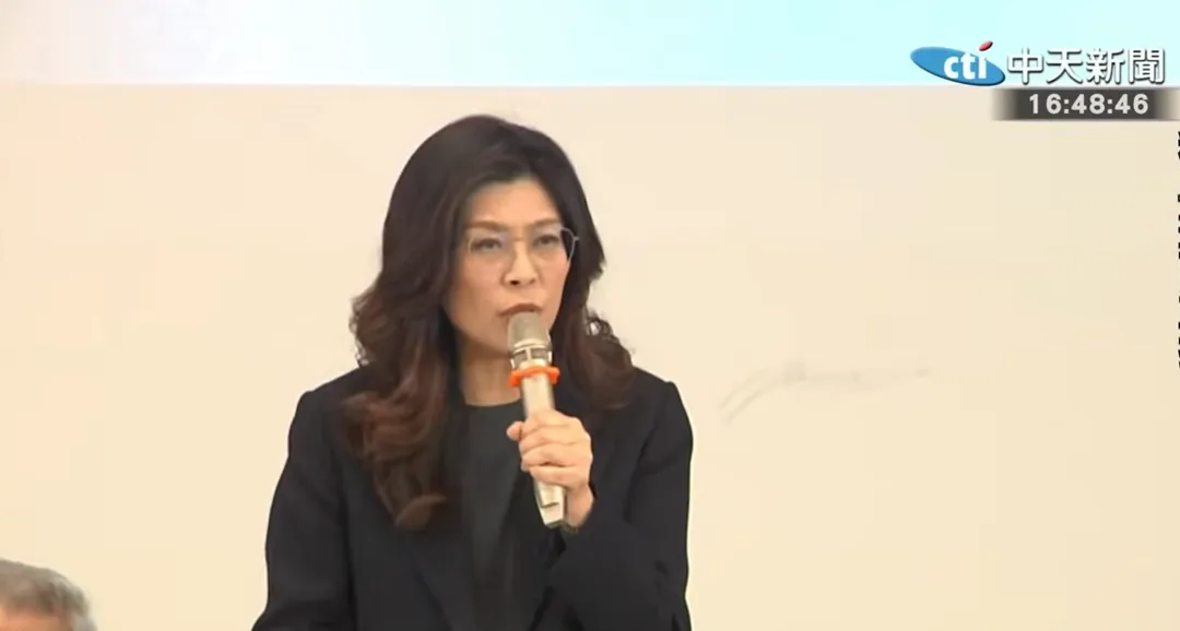 鄭麗文今天（10日）說明未來智庫的方向，提點國政基金會的功能及角色。（圖/中天新聞）