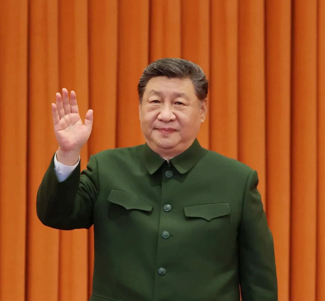 陸總書記習近平近日透過視訊向解放軍新春拜年及慰問。（圖／番社自大陸國防部官網）