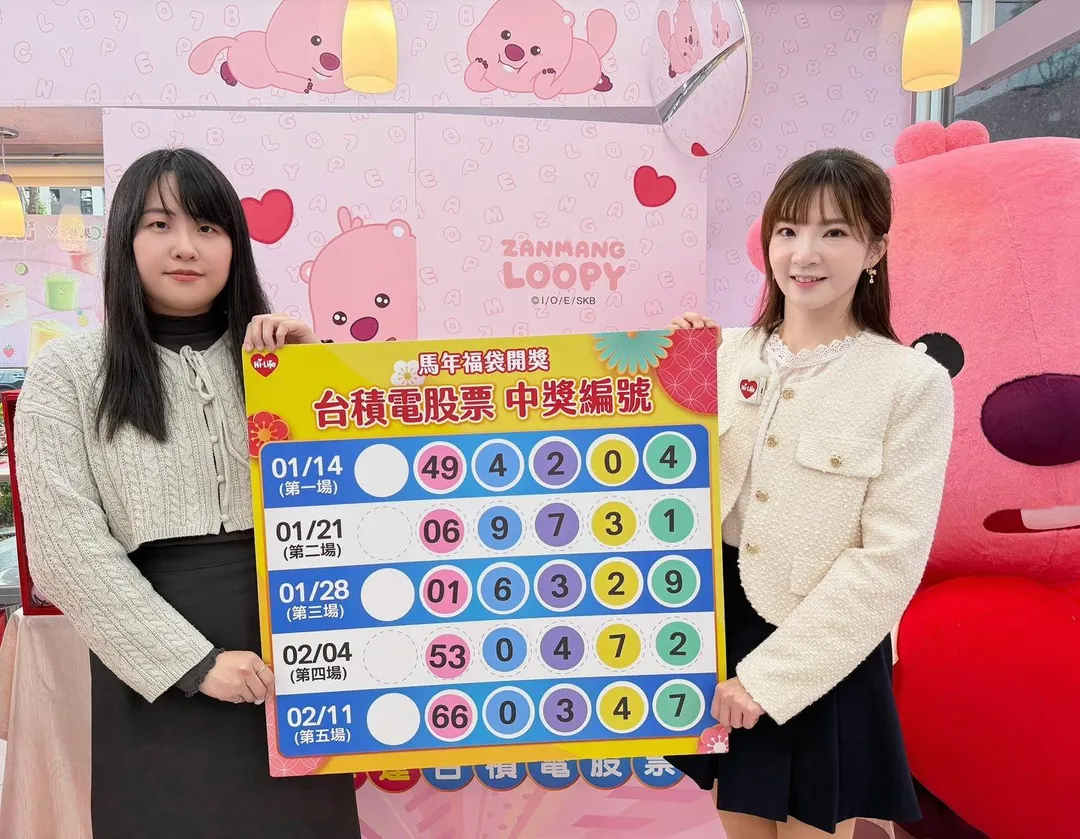 萊爾富「馬年發財卡抽股票活動」11日抽出本次最後1位台積電股票幸運得主。(圖/萊爾富提供)