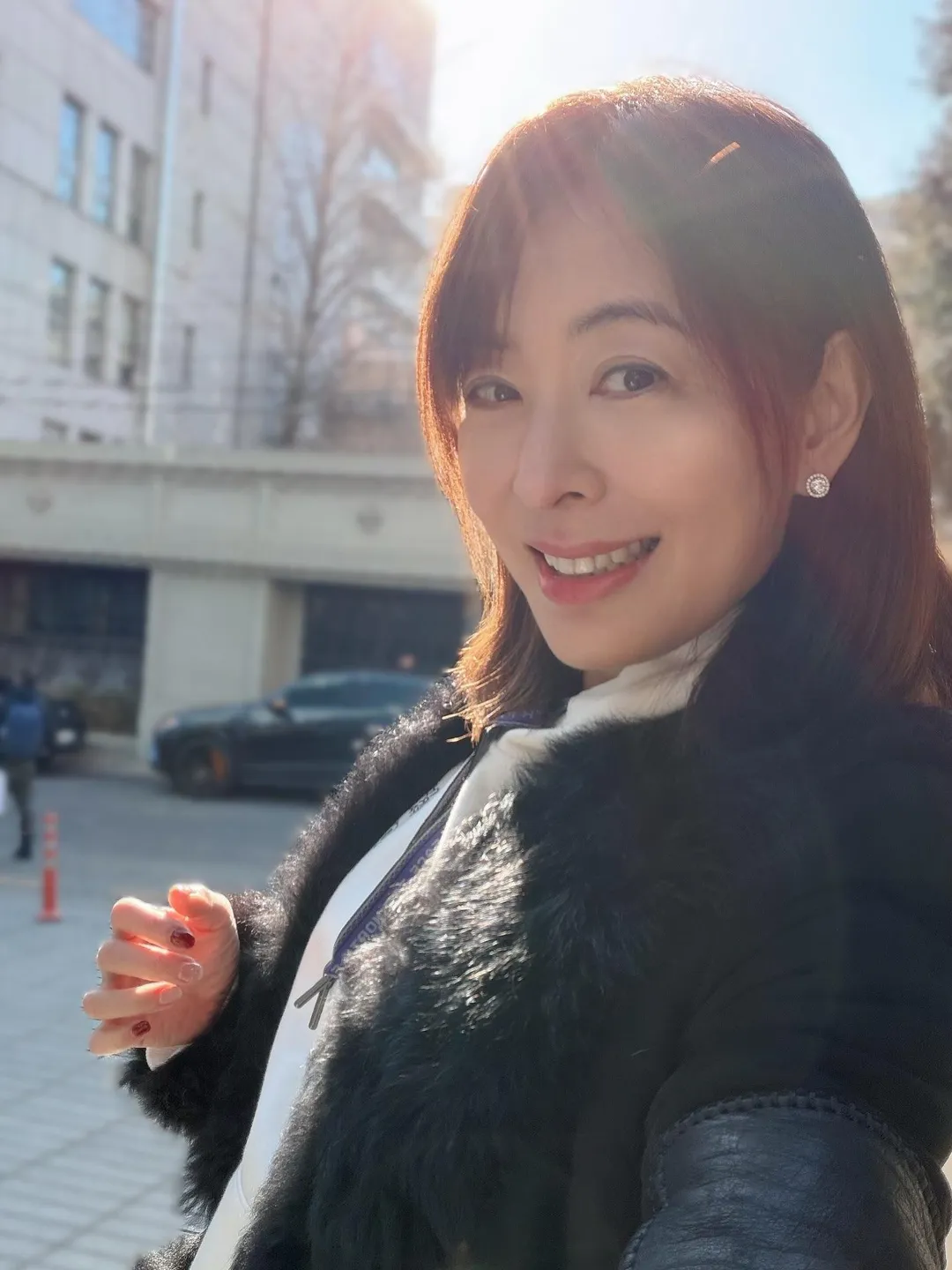 賈永婕走訪義光教會。（圖／翻攝賈永婕的跑跳人生臉書）
