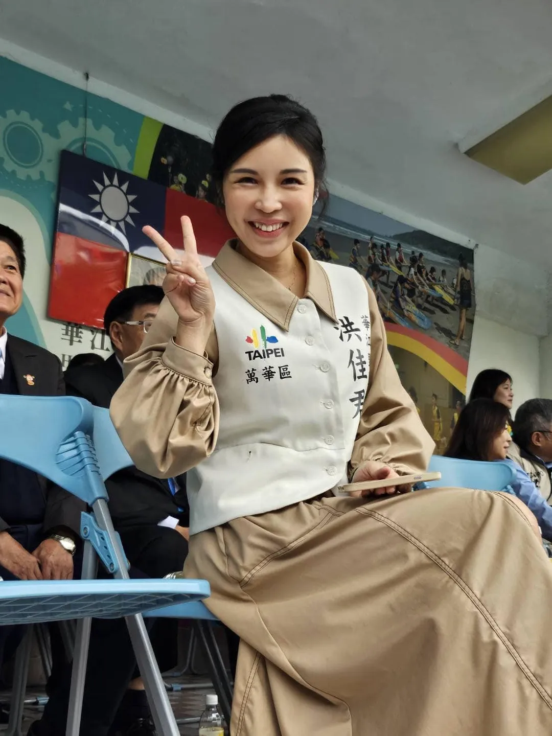 華江里里長洪佳君。（圖／翻攝洪佳君臉書）