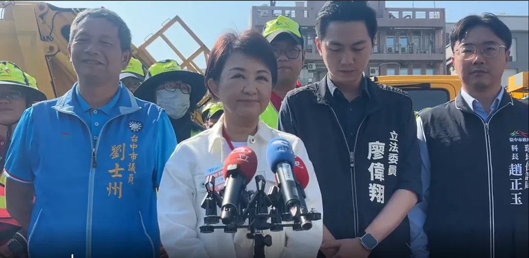 盧秀燕受訪。（圖/台中市府提供）
