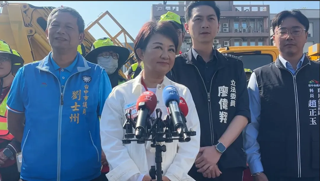 盧秀燕受訪。（圖/台中市府提供）