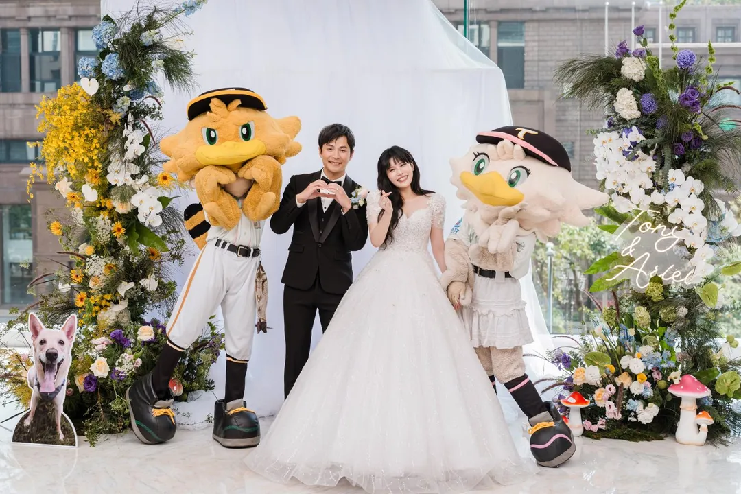 孫協志14日和夏宇童舉辦婚宴。（圖／經紀人提供）