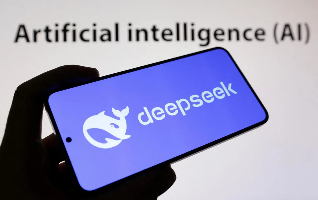 大陸AI模型DeepSeek。（圖／路透社）